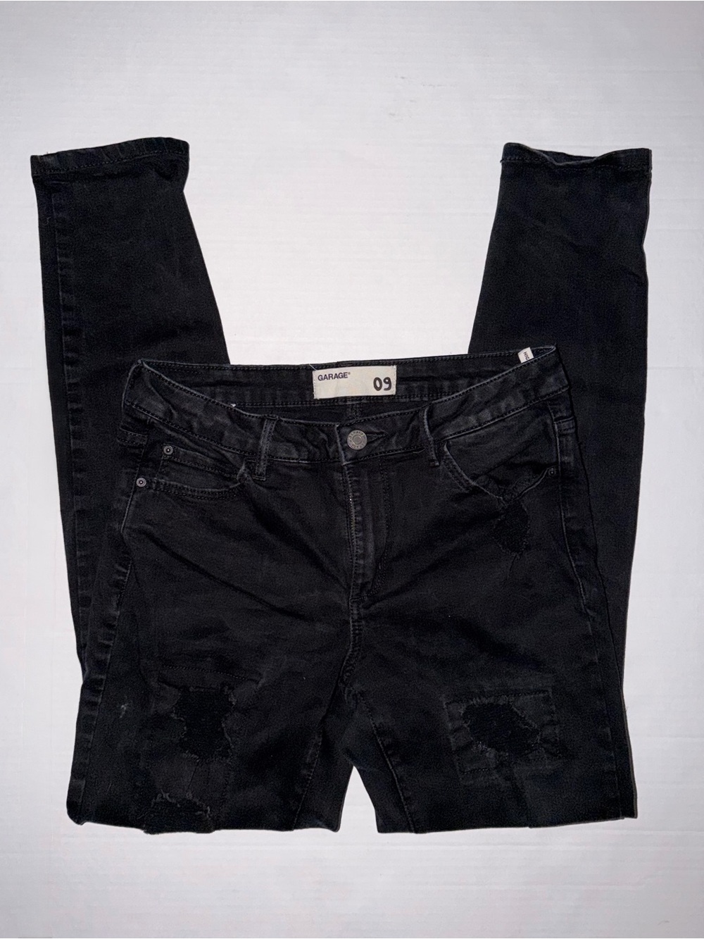 Garage Black Straight-Leg Women's Jeans